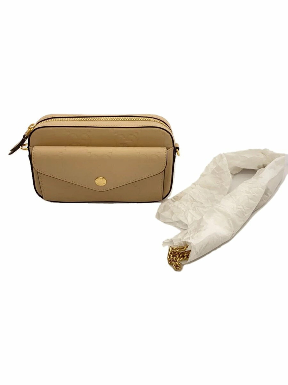 Gucci GG Shoulder Bag Beige Cream Monogram